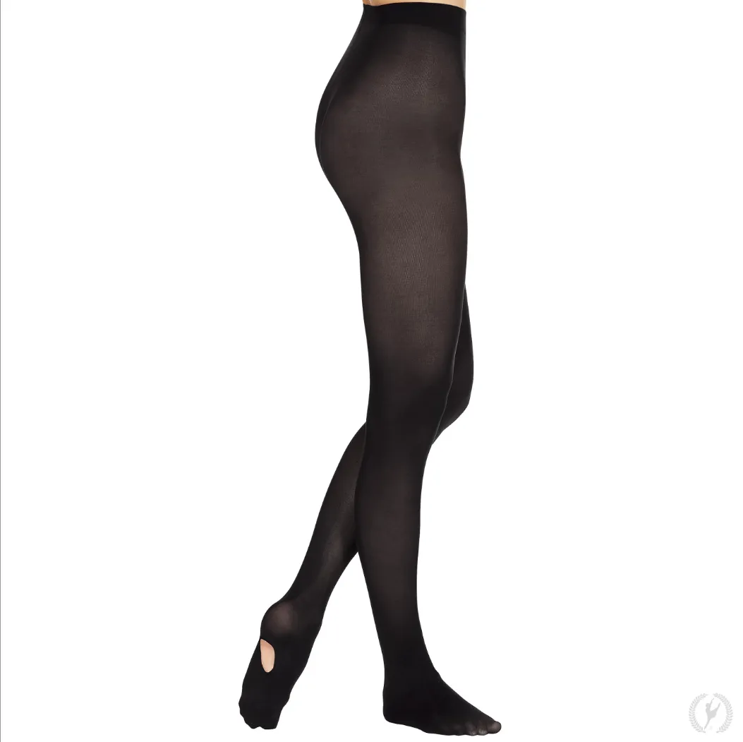 Adult TRUE NON-RUN Microfiber Convertible Tights (210)