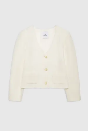 Anitta Jacket Ivory Woven