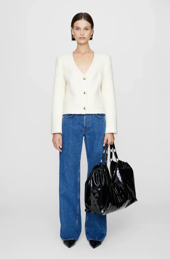 Anitta Jacket Ivory Woven