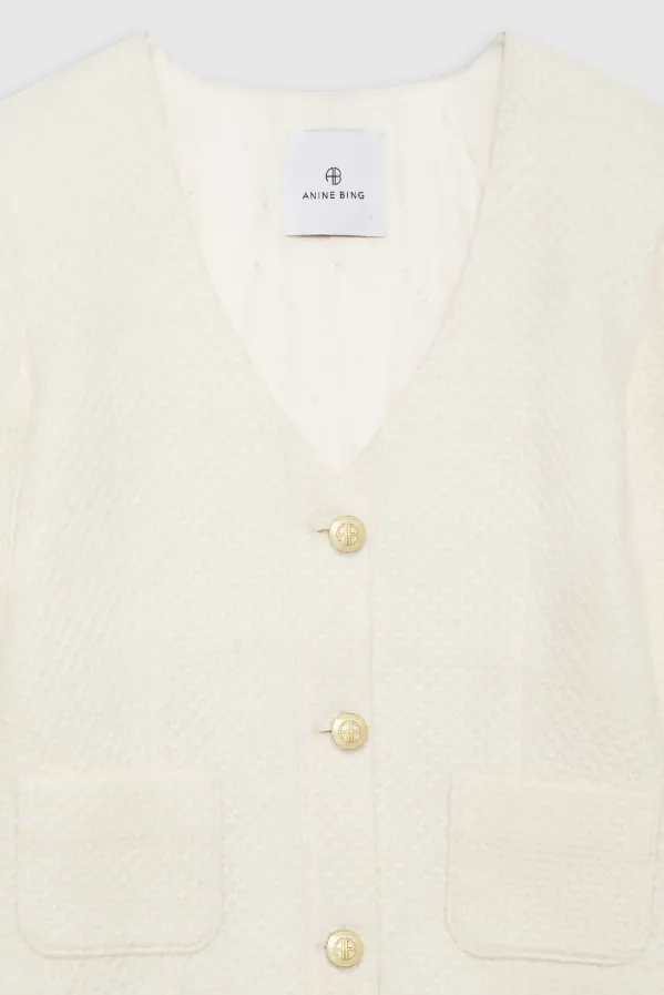Anitta Jacket Ivory Woven