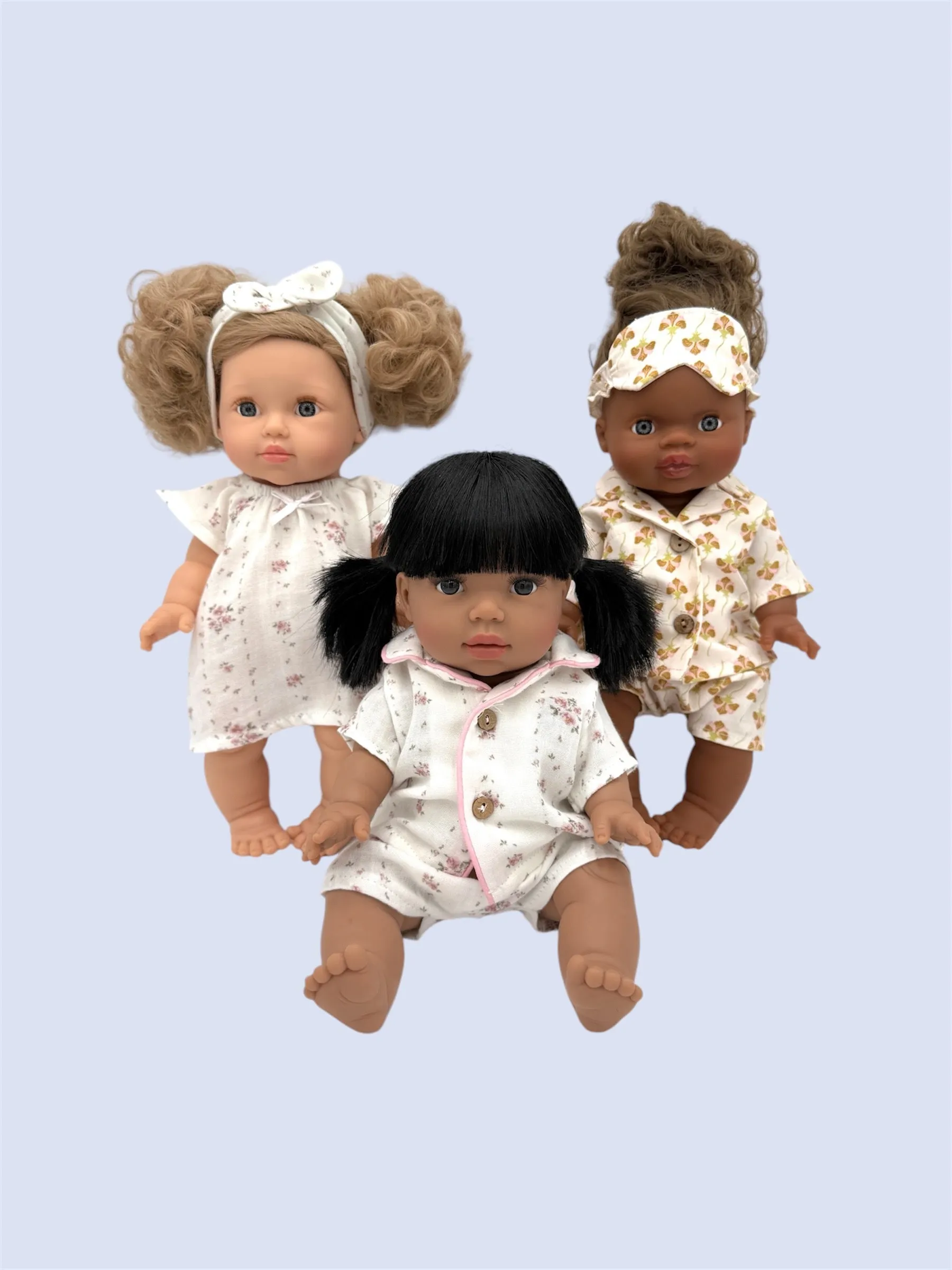 HOLIDAY EXCLUSIVE | Pajama Set - Yellow Lily w/ Mask