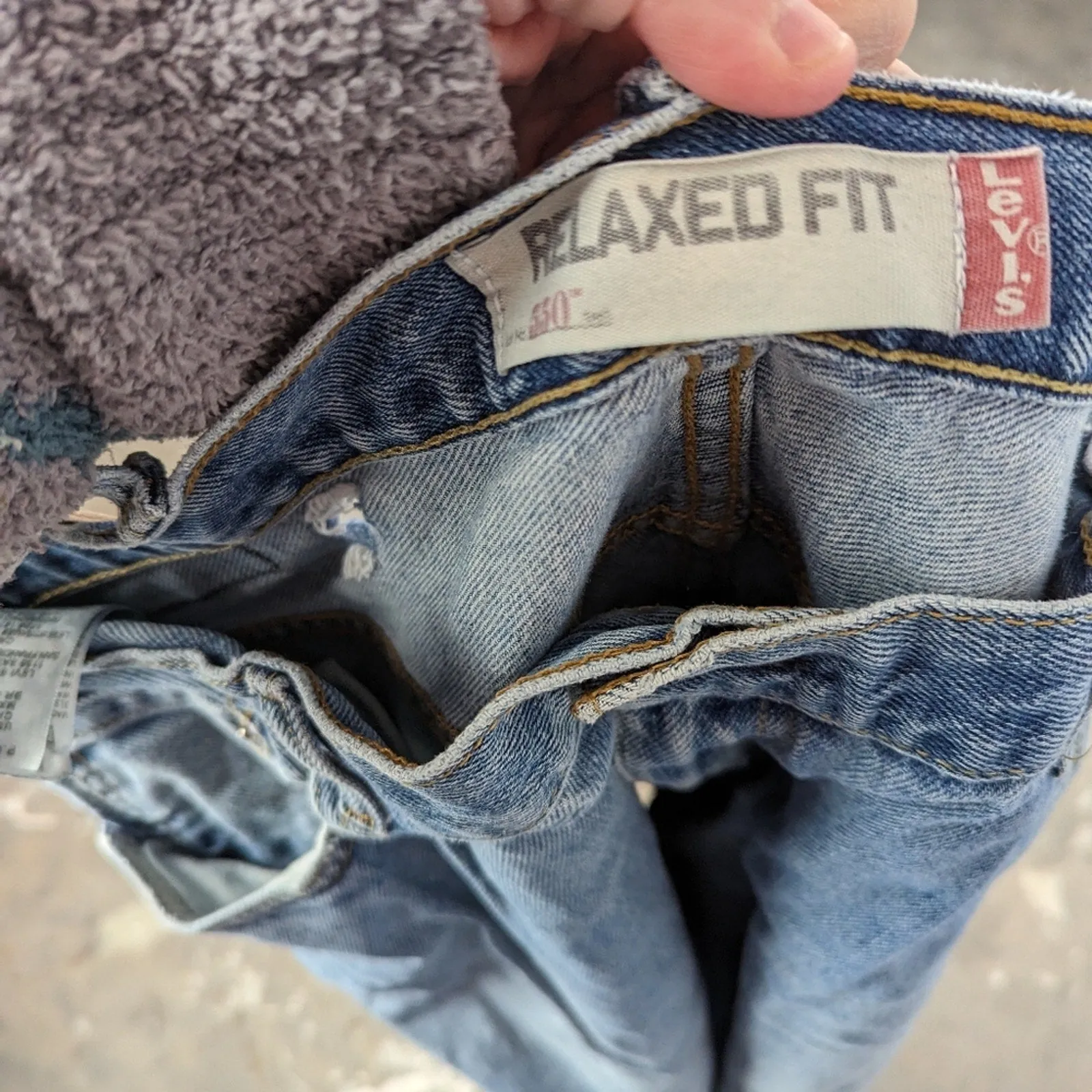 Levi's 550 Relaxed Fit Jeans 40 x 32