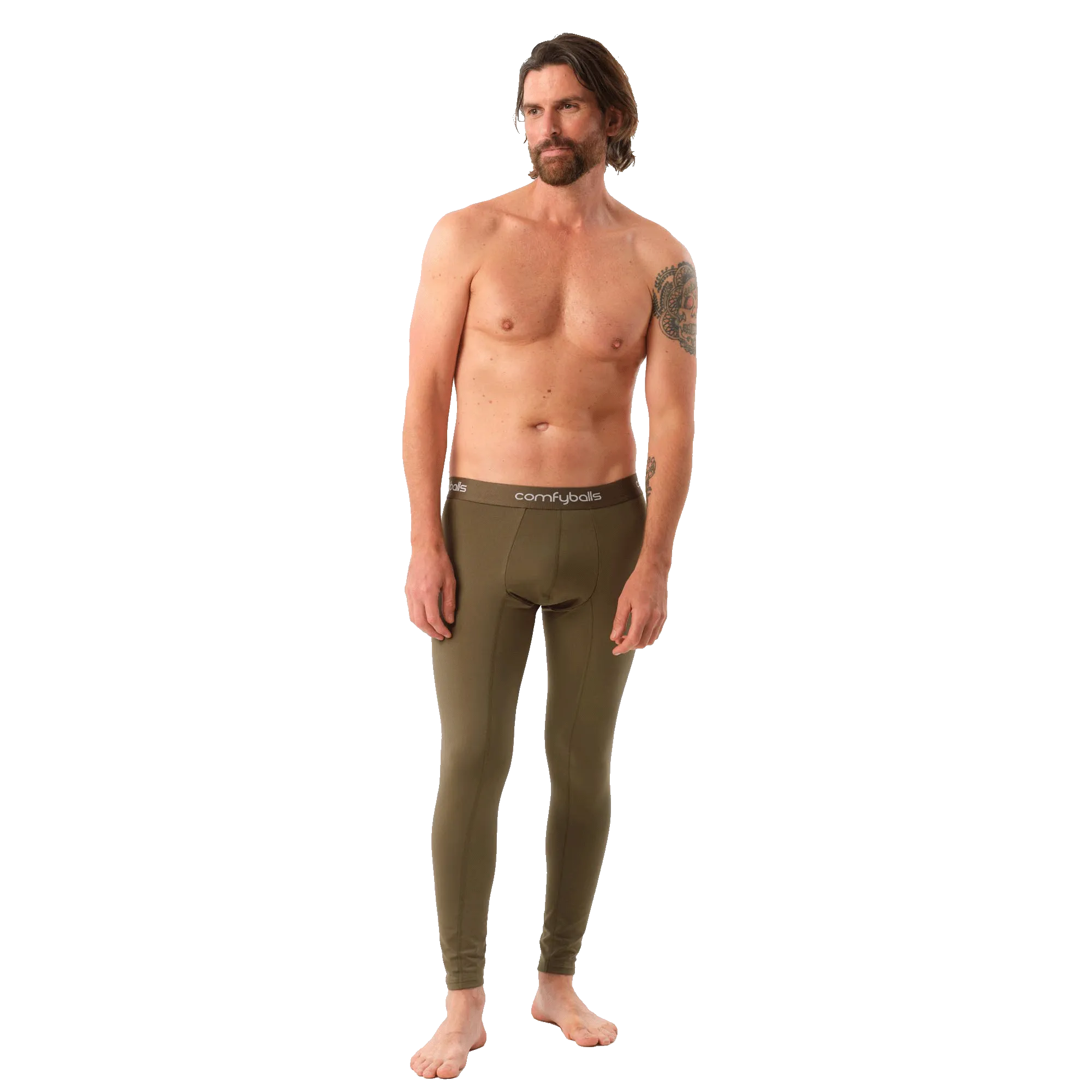 Long Johns Olive Green