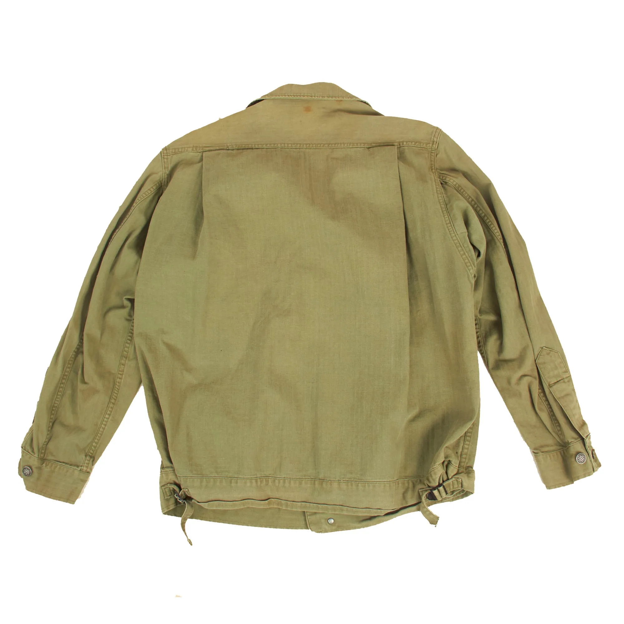 Original U.S. Army WWII M-1941 Herringbone Twill HBT Uniform Set As Featured In Reference Book