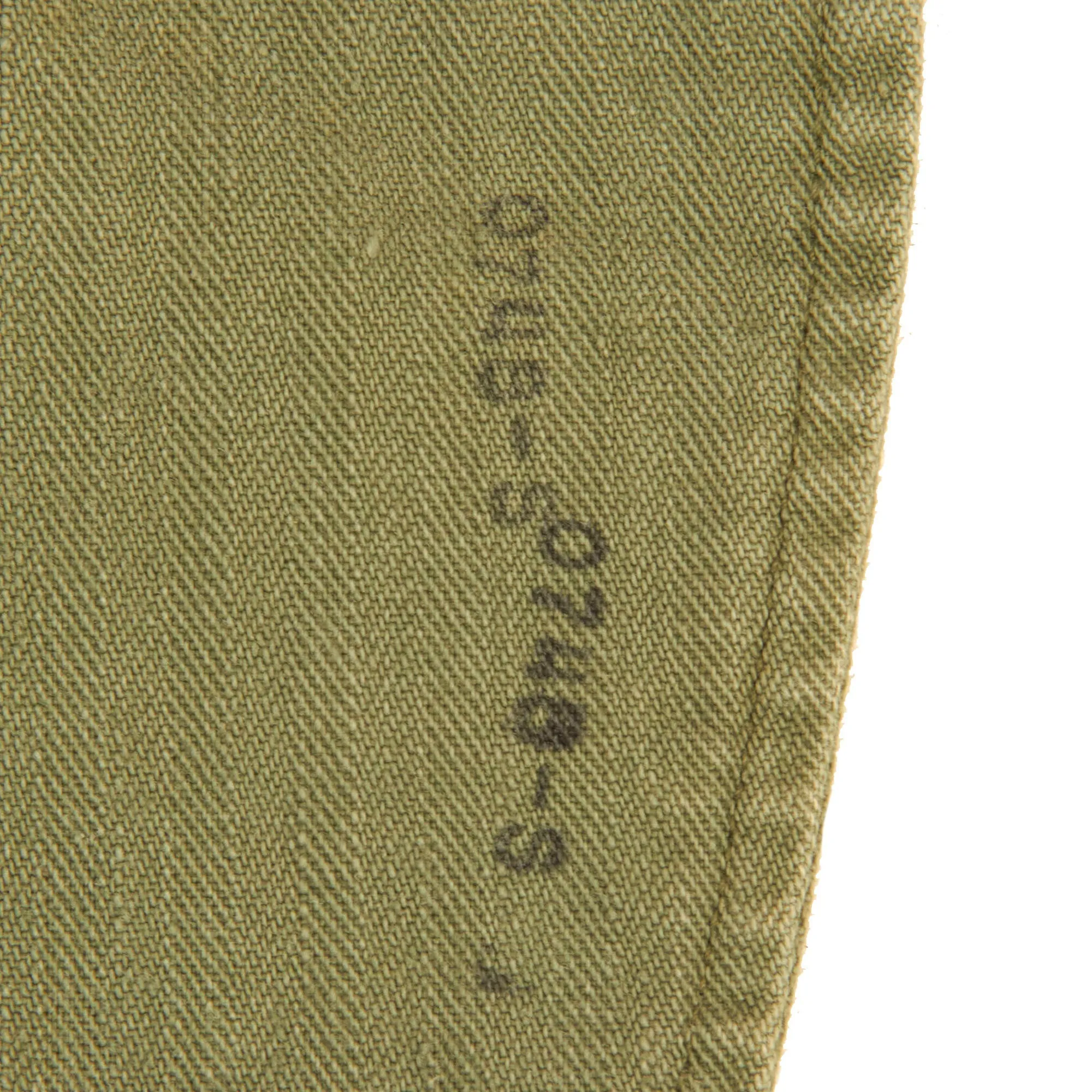 Original U.S. Army WWII M-1941 Herringbone Twill HBT Uniform Set As Featured In Reference Book