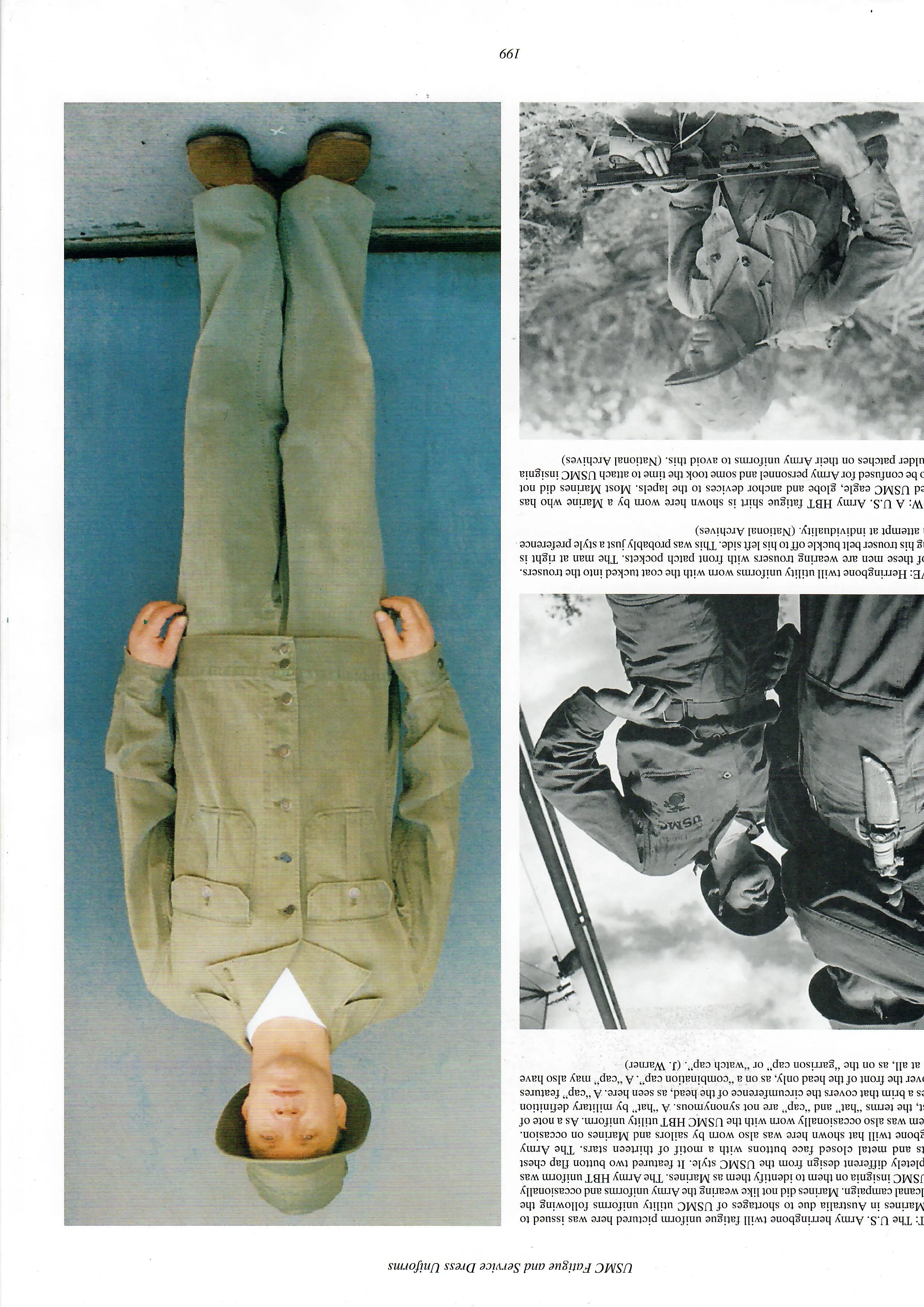 Original U.S. Army WWII M-1941 Herringbone Twill HBT Uniform Set As Featured In Reference Book