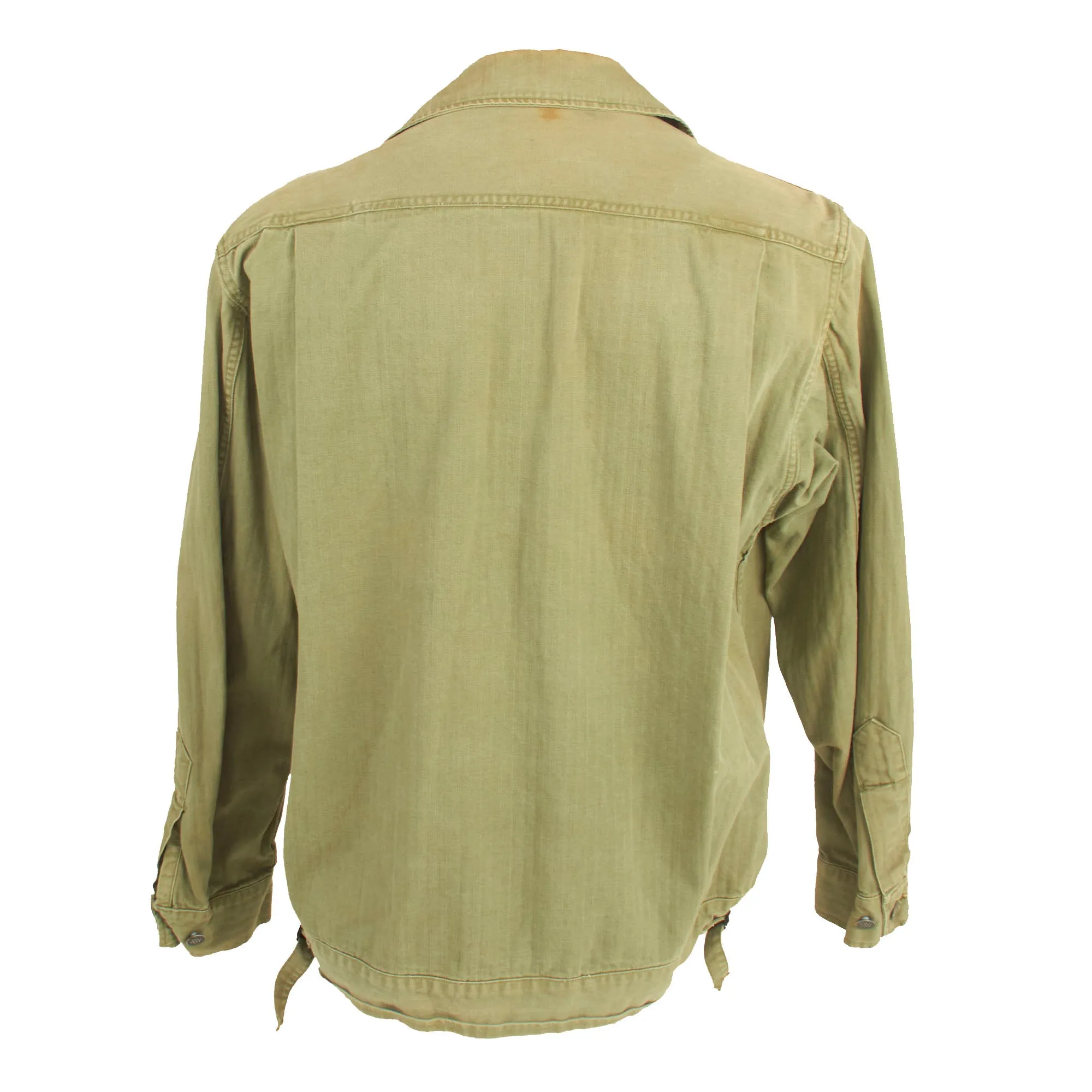 Original U.S. Army WWII M-1941 Herringbone Twill HBT Uniform Set As Featured In Reference Book