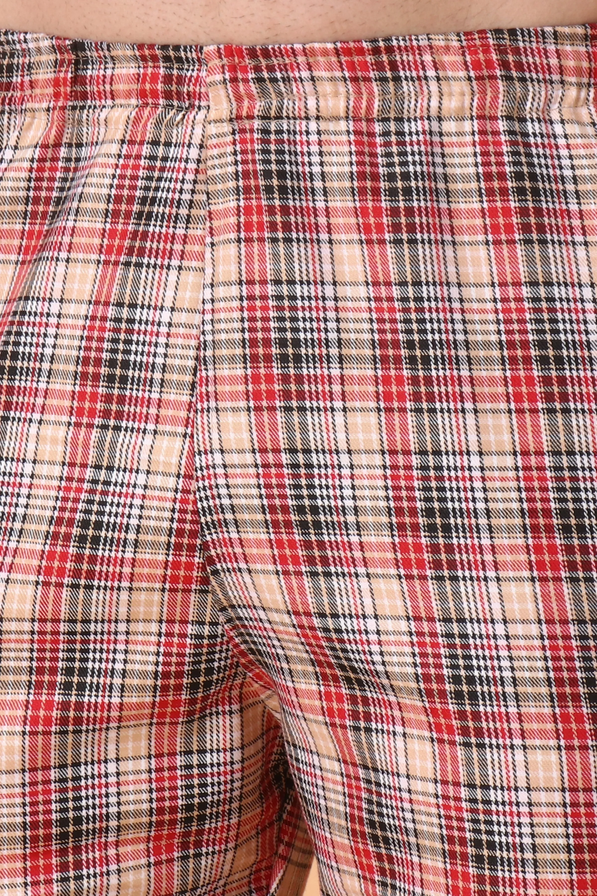 Red Grid Woollen Pajama