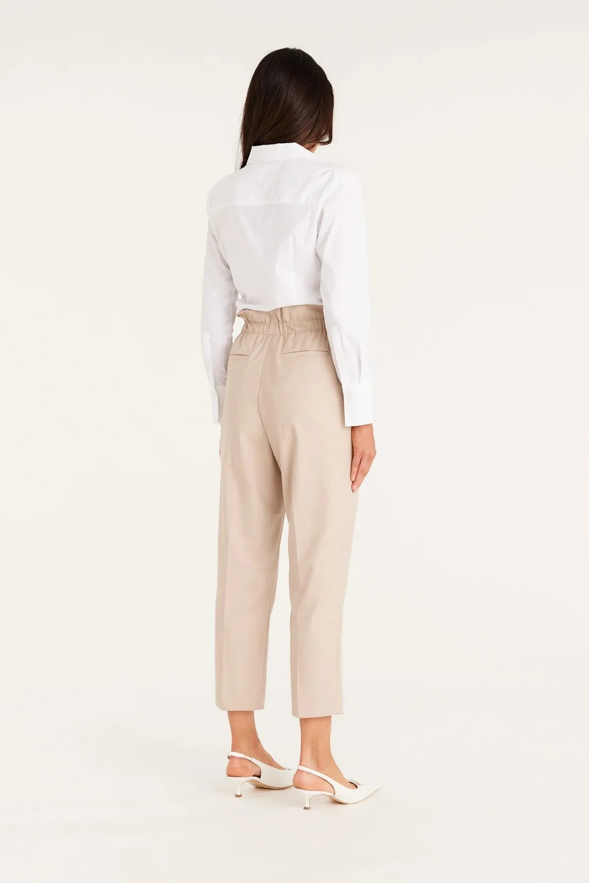 Stockholm Cropped Pant | Stone