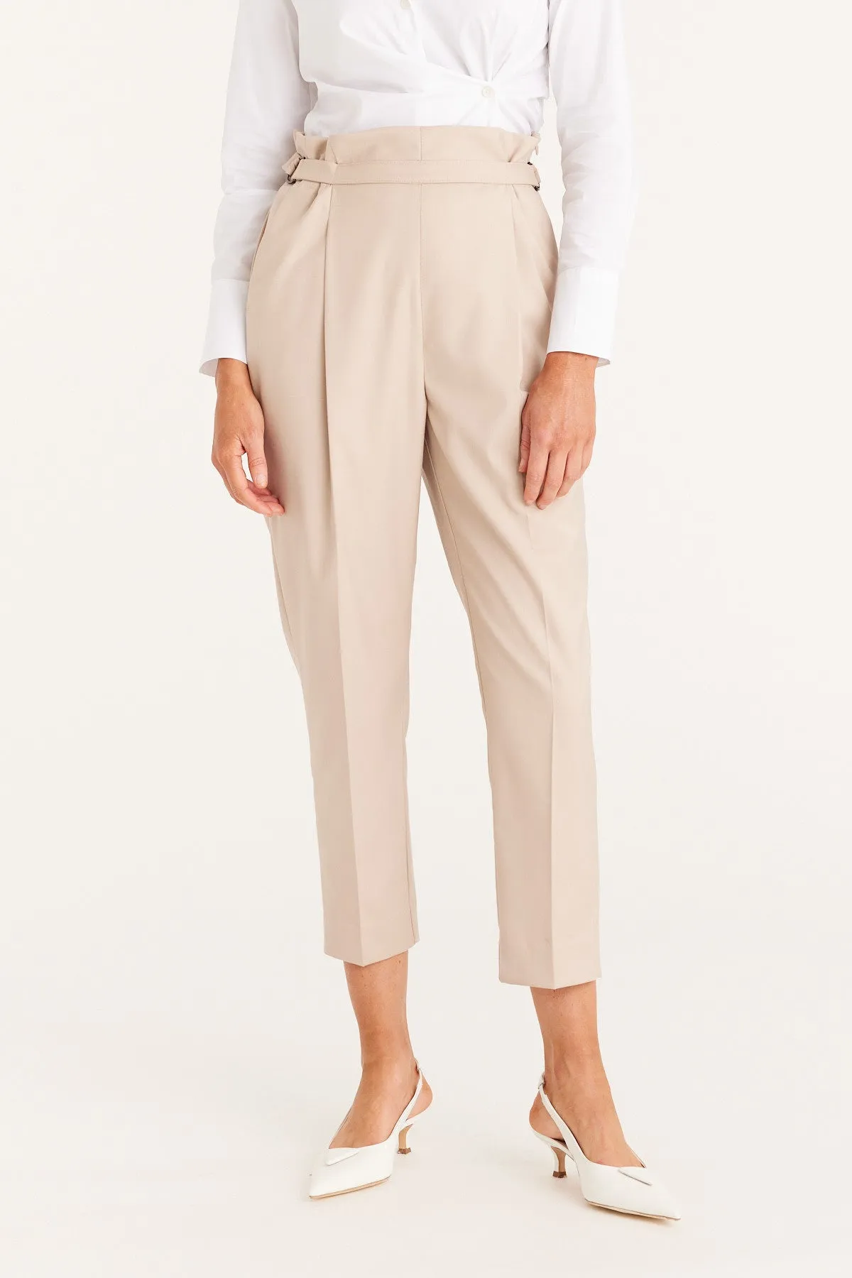 Stockholm Cropped Pant | Stone