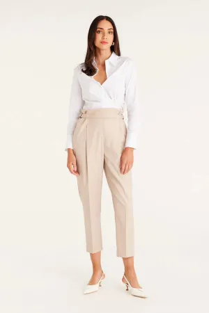 Stockholm Cropped Pant | Stone