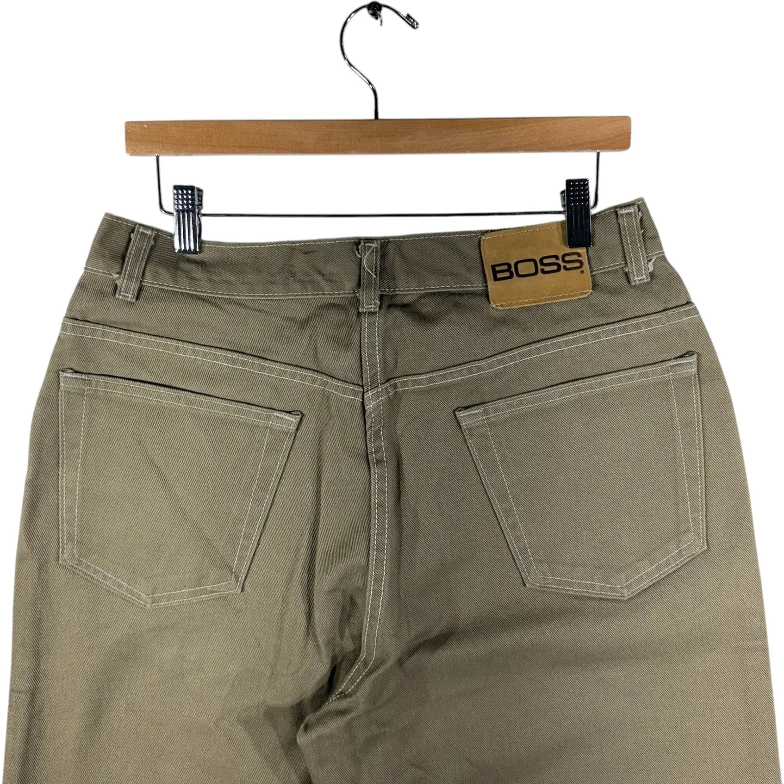Vintage Boss Baggy Chino Shorts 32x13