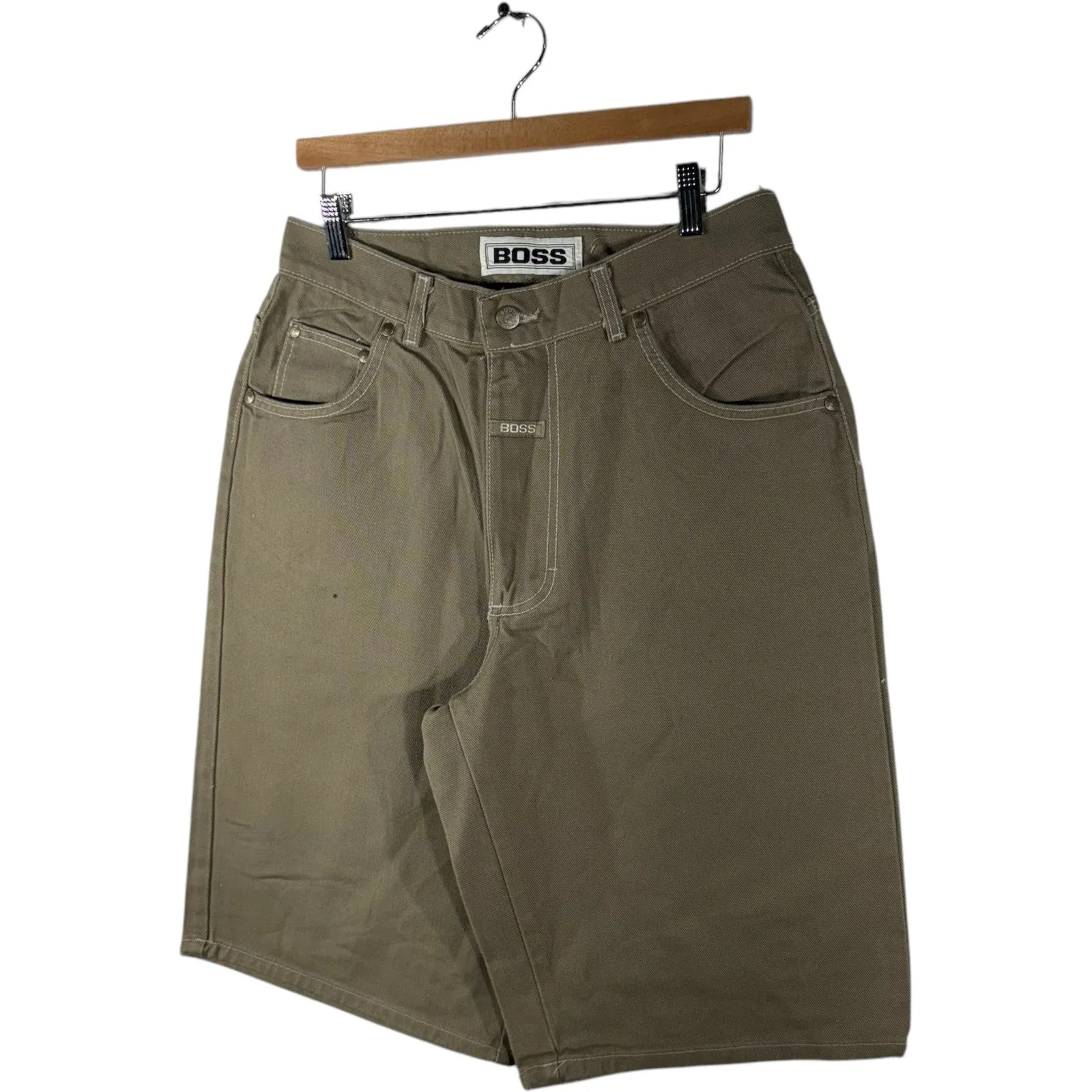 Vintage Boss Baggy Chino Shorts 32x13