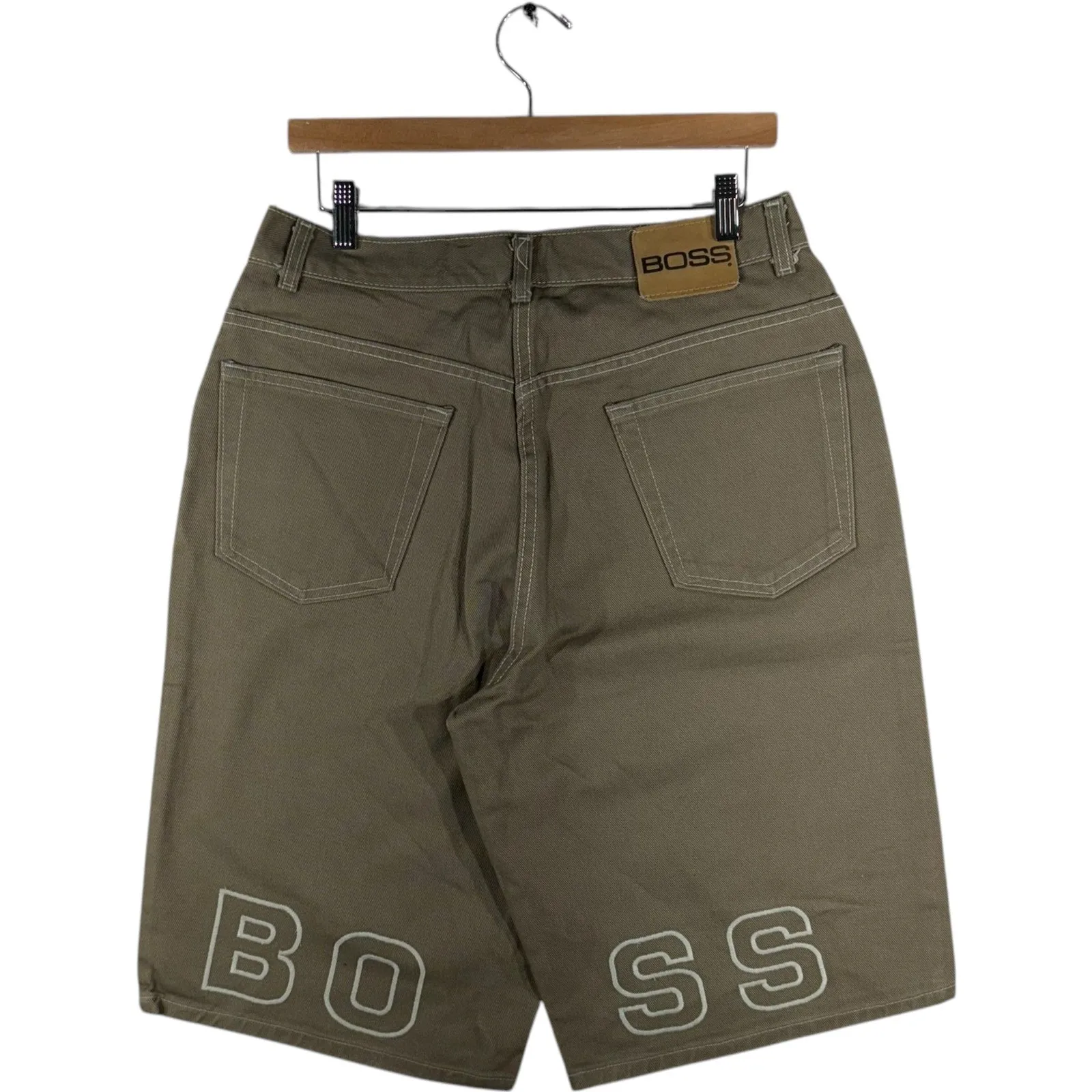 Vintage Boss Baggy Chino Shorts 32x13