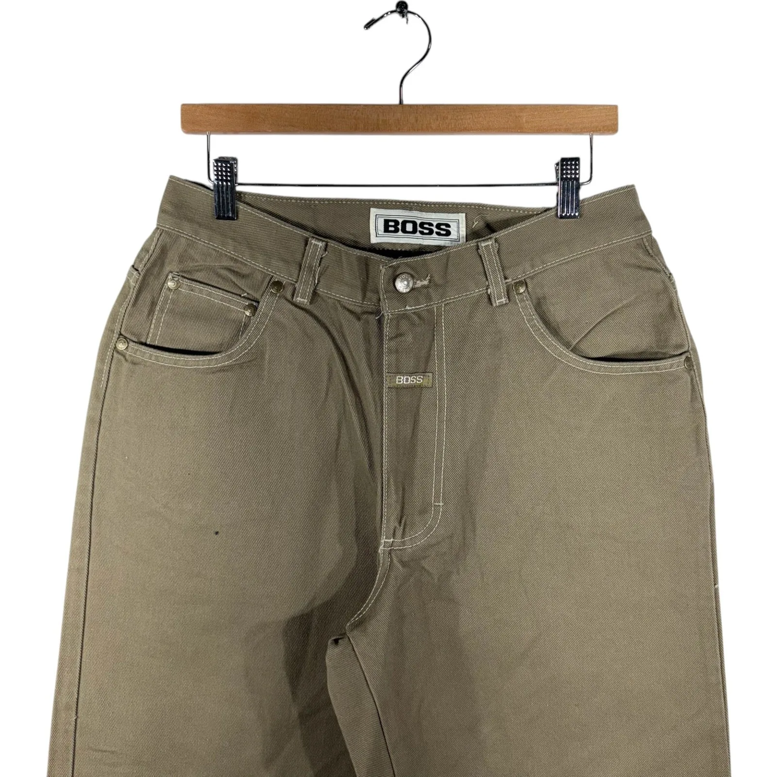 Vintage Boss Baggy Chino Shorts 32x13