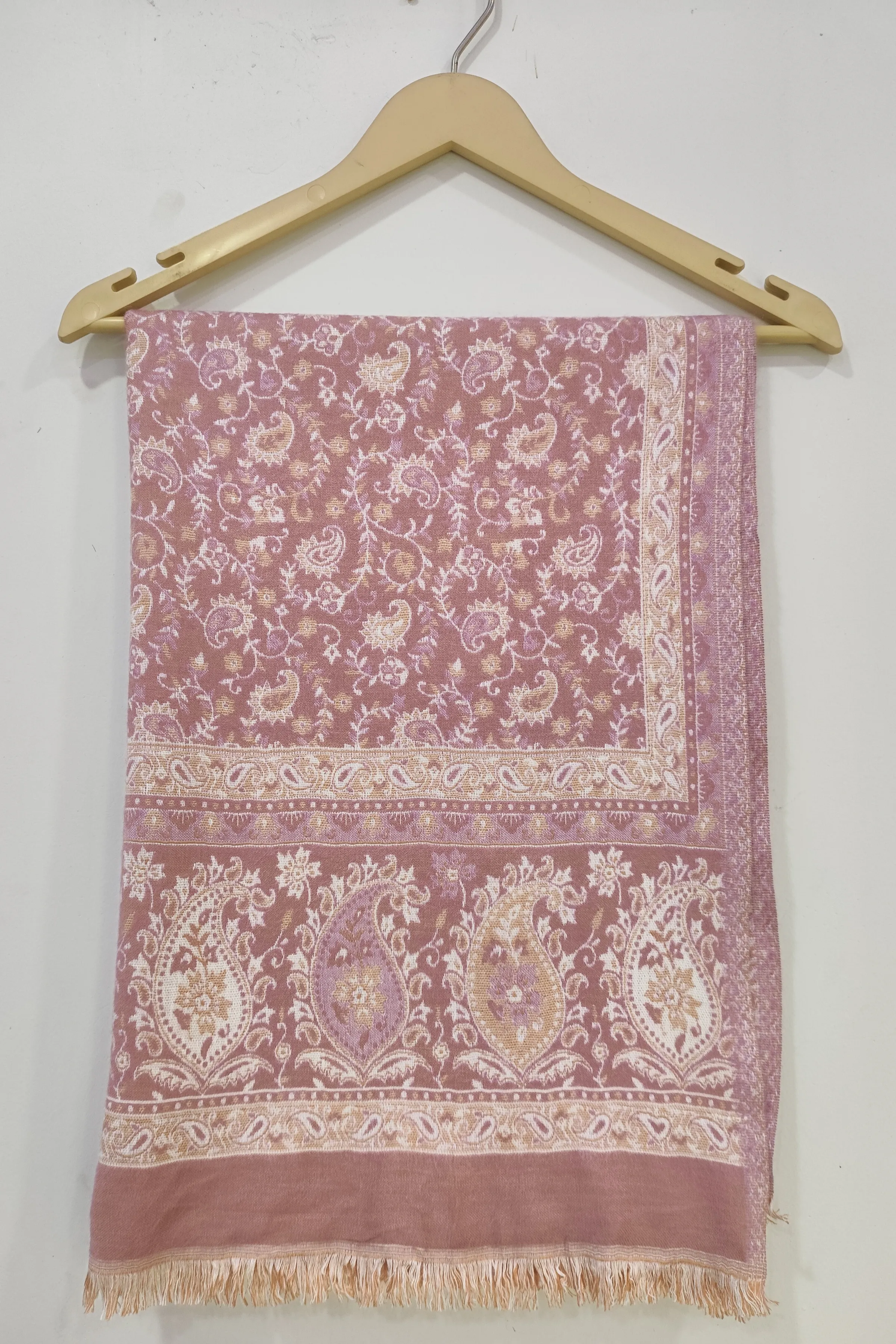 Vintage Mauve Pashmina Stole