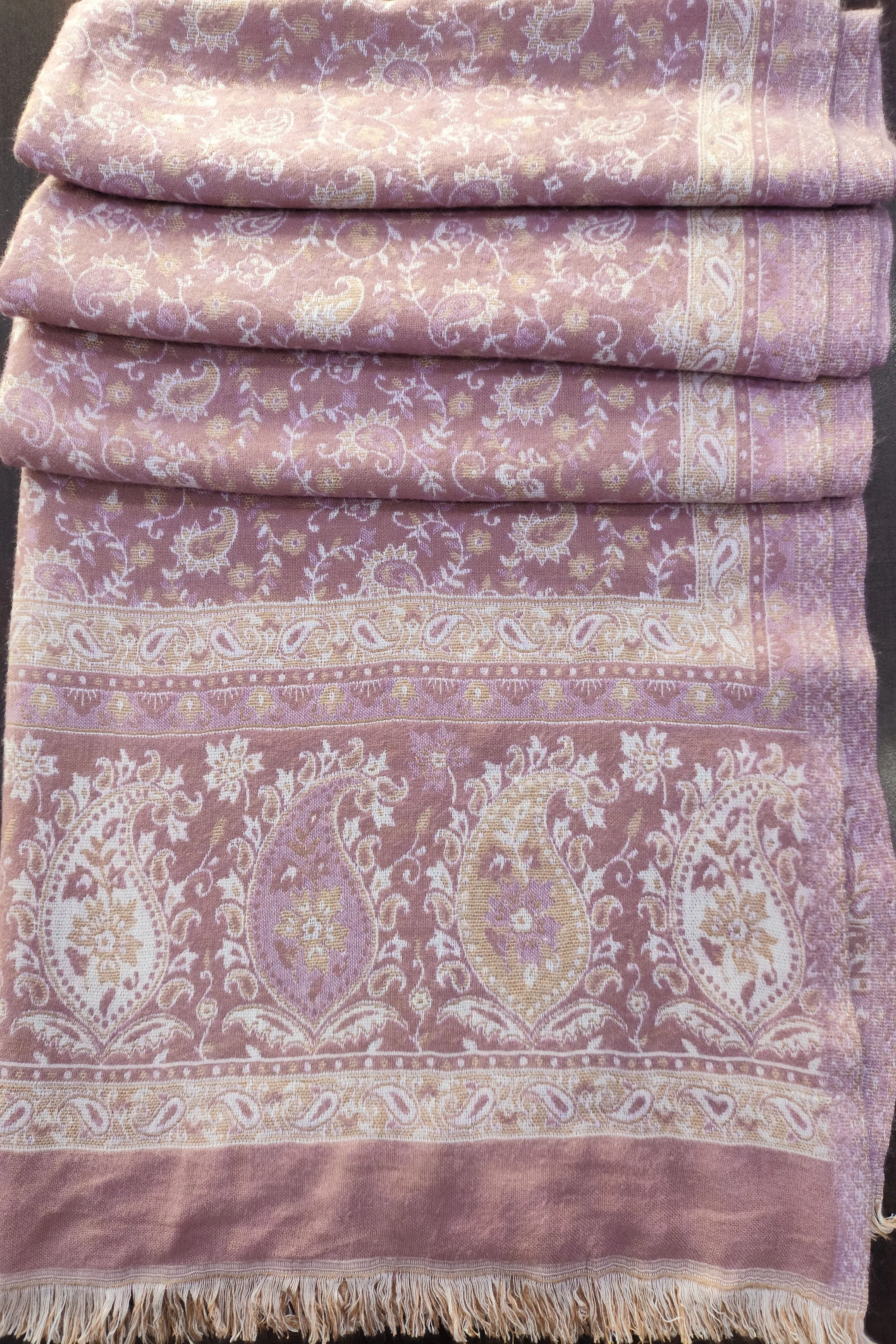 Vintage Mauve Pashmina Stole